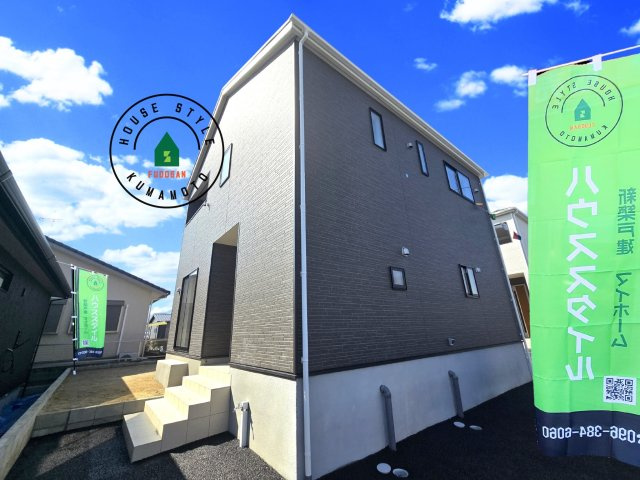 宇土市栗崎町第1₋3棟(3号棟)の外観|デザイン性のある外観です。