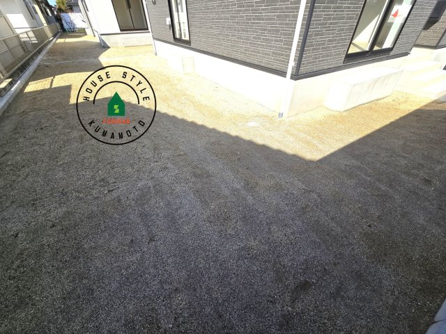 宇土市栗崎町第1₋3棟(3号棟)の庭|お庭で自由な時間を過ごせます。