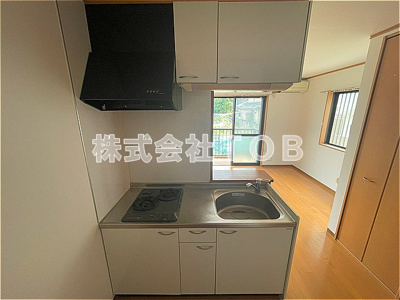 【キッチン】 | ガーネットハイツ | IH2口※クリーニング中の撮影※