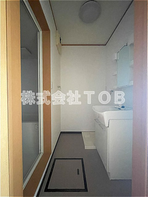 【洗面所】 | ガーネットハイツ | ※クリーニング中の撮影※