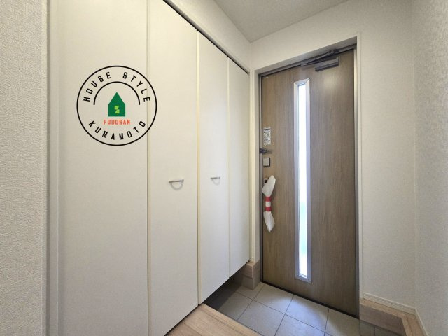 宇土市栗崎町第1₋3棟(1号棟)の内観：施工例|二重ロックでしっかり防犯対策ができます。