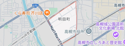 ウェルスクエア高槻の地図