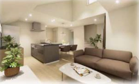 世田谷区下馬　新築戸建の完成予想図