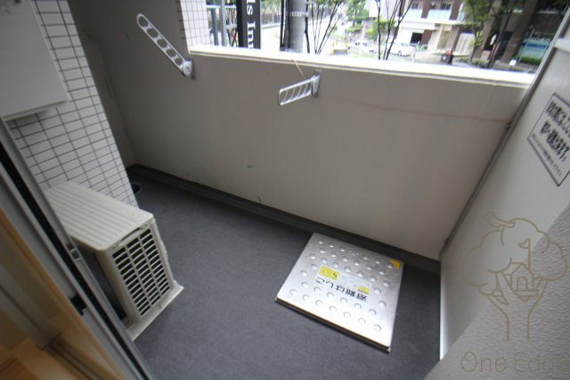 スワンズシティ梅田シエロのバルコニー