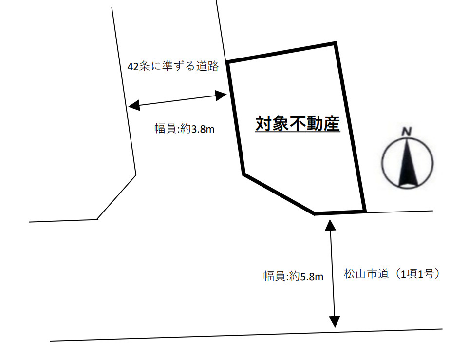 永代町土地の区画図