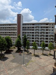 【展望】 | JGMヴェルデ板付中央公園前 | 前面の建物との間には距離があるので視線も気になりません