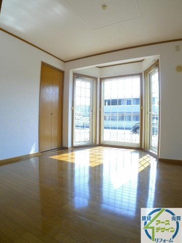 シャルマン北野Aの居間・リビング|パース写真