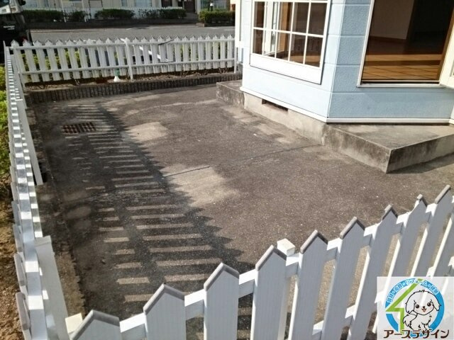 シャルマン北野Aのバルコニー|パース写真