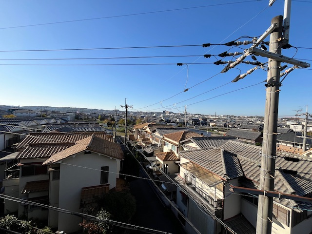 大阪府富田林市東板持町貸家の展望