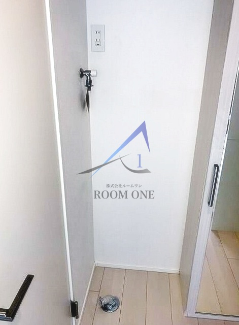 Ａ－ＣＵＢＥの設備|洗濯機置き場です。