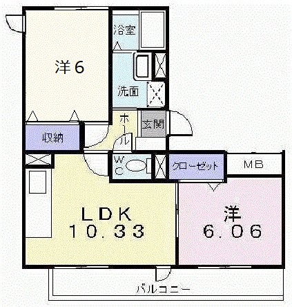 パルティーレの間取り
