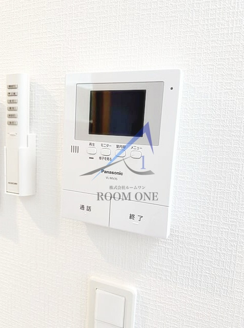 アプリシエイト本駒込のセキュリティ|モニター付きインターホンです。