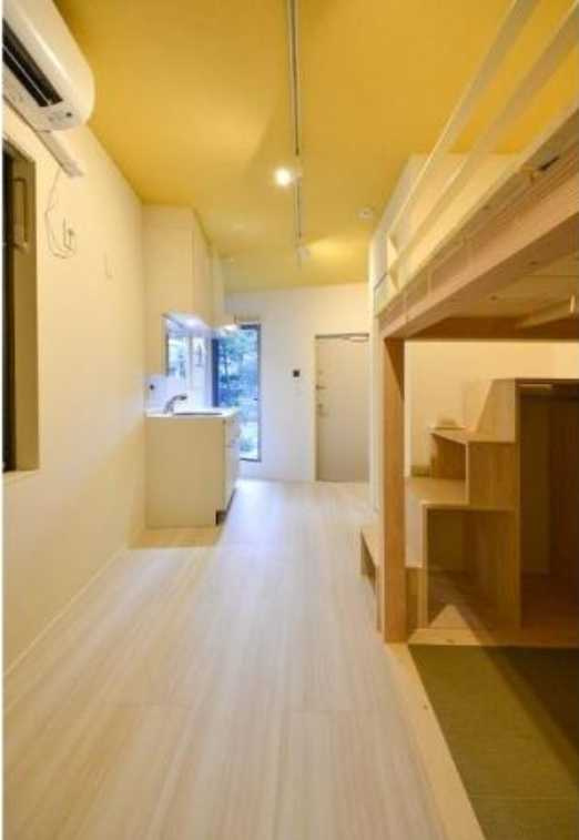 グランレジデンス駒沢大学S　礼金0　角部屋　デザイナーズの居間・リビング