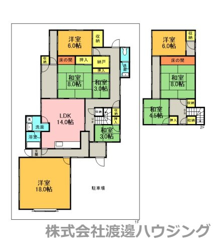 新稲3丁目一戸建の間取り