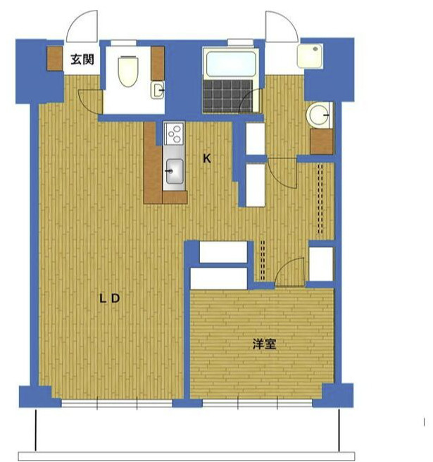 初台ワールドマンションの間取り