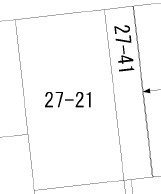 藤枝市前島2丁目　売土地の区画図