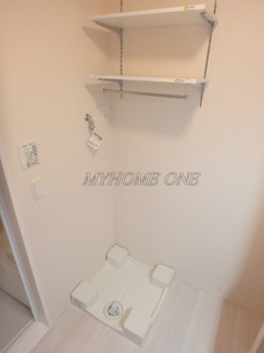 【洗面所】 | アトリオみなみだいらⅤ | 洗濯機置場