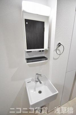 グランクオール潮見の洗面所|別号室イメージの為、現状を優先致します。