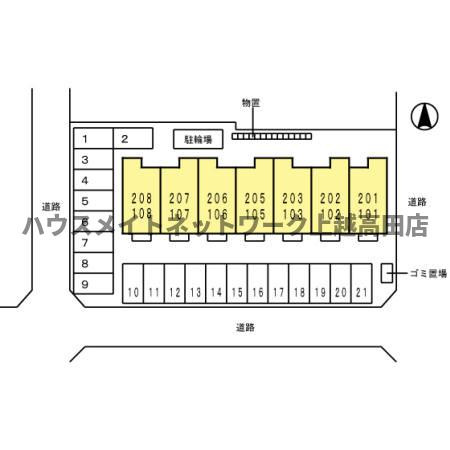Ａｒｔｅｓｉａの区画図|配置図