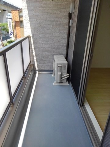 グランディア　矢田のバルコニー