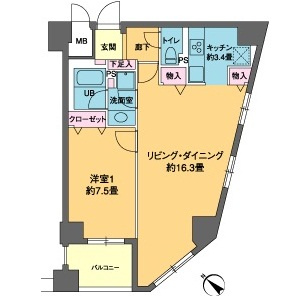 【間取り】 | カスタリア茅場町