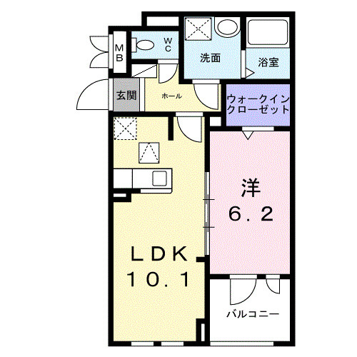 プラージュの間取り