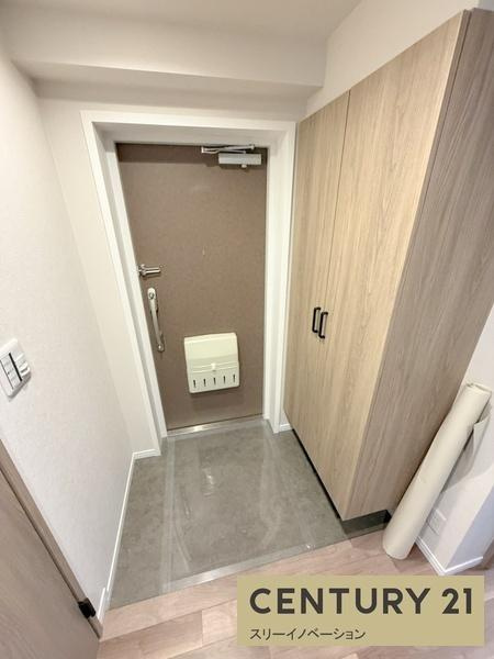 千島第1コーポ2号棟の玄関