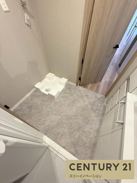 千島第1コーポ2号棟の独立洗面台