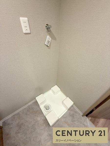 千島第1コーポ2号棟の独立洗面台