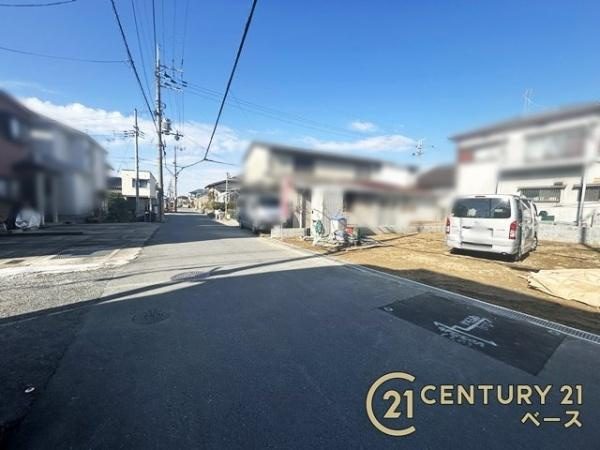 クレイドルガーデン前栽町 １号棟 ／新築一戸建の前面道路含む現地写真|小・中学校まで徒歩圏内とお子様の通学も安心！