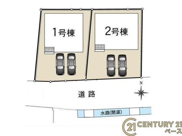 クレイドルガーデン前栽町 １号棟 ／新築一戸建の区画図|■こちらの物件は１号棟です！■