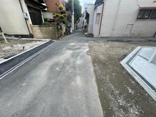 【前面道路含む現地写真】 | 大阪市旭区清水5丁目　売土地