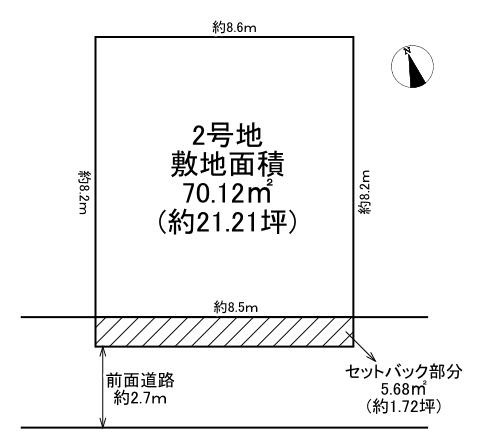 【土地図】 | 大阪市城東区野江3丁目　2号地