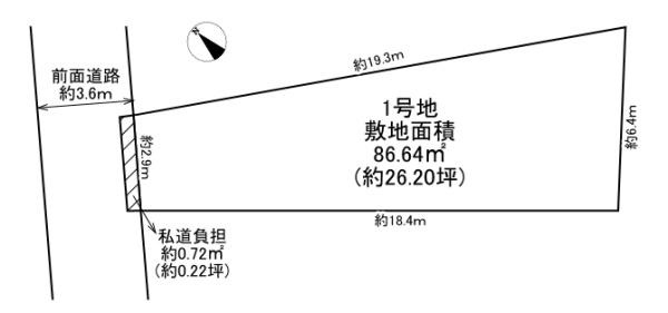 【土地図】 | 大阪市鶴見区今津中5丁目　1号地