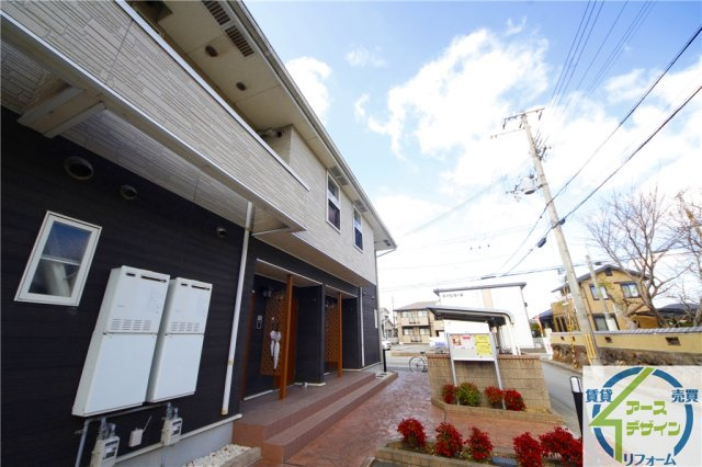 メゾンオアシスのエントランス