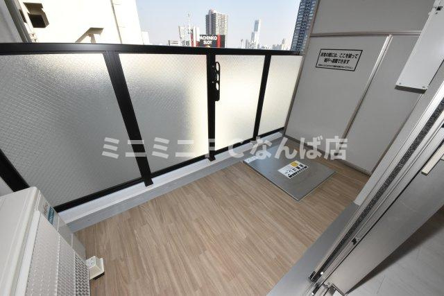 エスリード難波ザ・ブライトのバルコニー