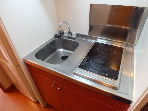 レオパレスメゾン　ローリエのキッチン|2口電気コンロ