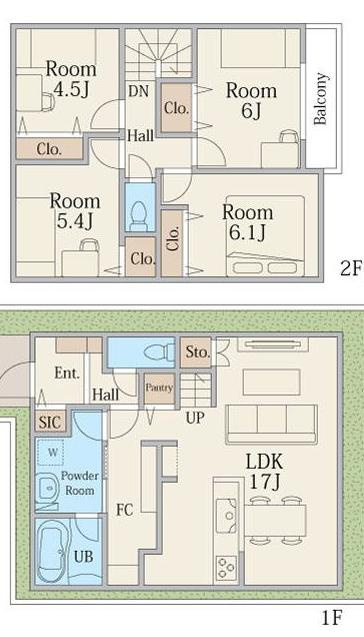 戸塚区平戸4丁目　土地　4280万円の参考プラン