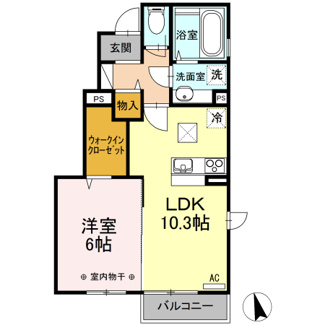 【間取り】 | クローバー A