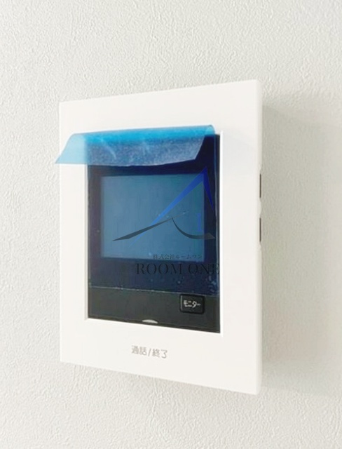 オレンジハウスのセキュリティ|モニター付きインターホンです。