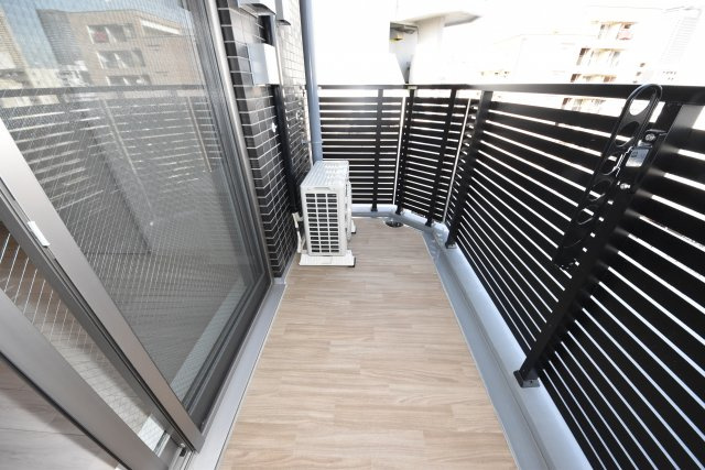 スプランディッド難波ウエストのバルコニー