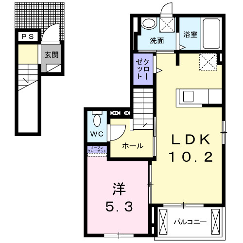 マルケスＢの間取り