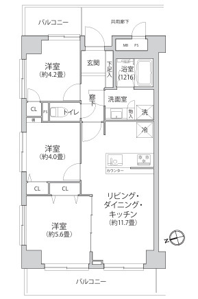 ドラゴンマンション橋本弐番館の間取り