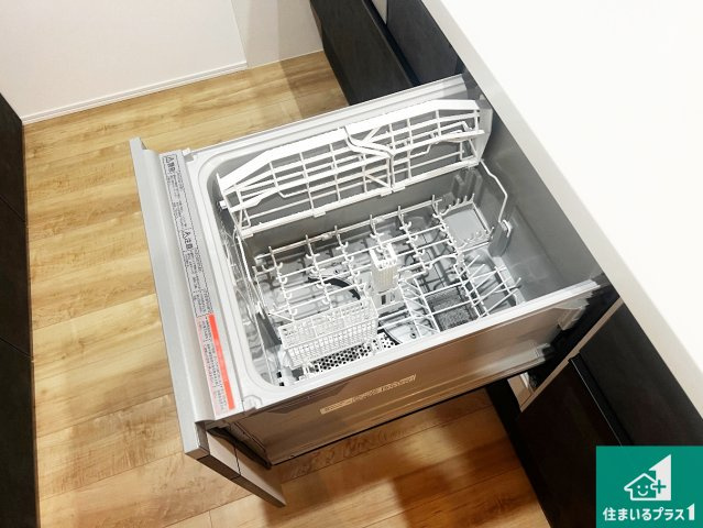 5(土)6(日)現地説明会！◆八尾市高美町　限定1邸の設備|食事後の一仕事、食器洗いをボタン一つでお任せできちゃいます！場所を取らないビルトイン式なので、お料理スペースもしっかり確保！