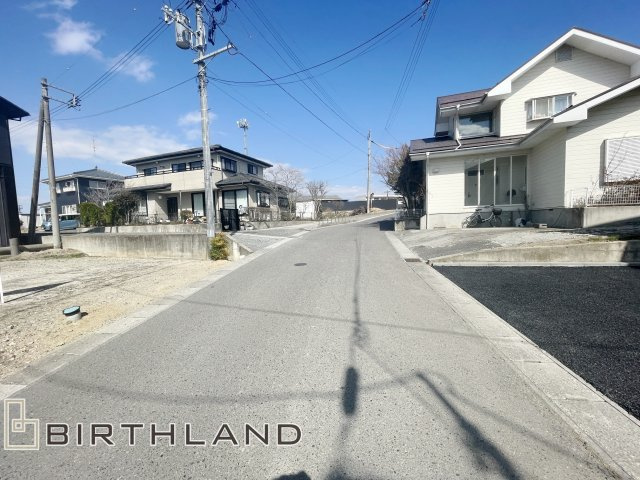 新築戸建・新築建売　郡山市水門町第1　芳賀小・第四中の前面道路含む現地写真