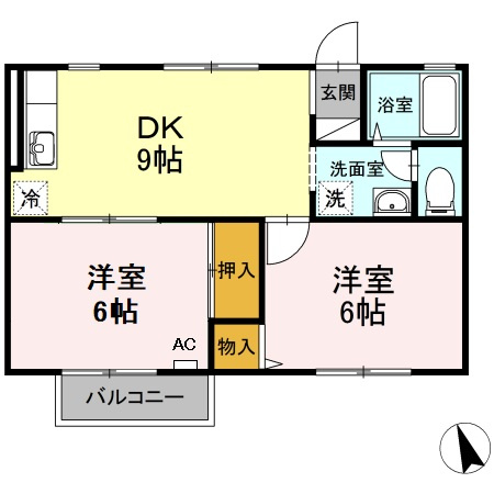 メゾンルミエールの間取り