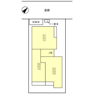 【区画図】 | フォンテーヌA