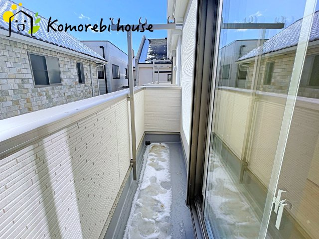 伊奈町中央　第3　クレイドルガーデン　02のバルコニー|26.2.9撮影済み