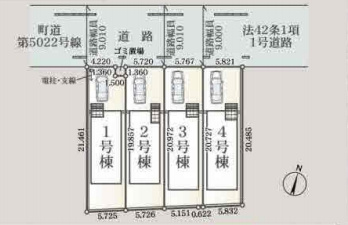伊奈町中央　第3　クレイドルガーデン　02の区画図|2号棟