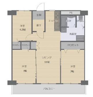 サンライフ甲子園の間取り